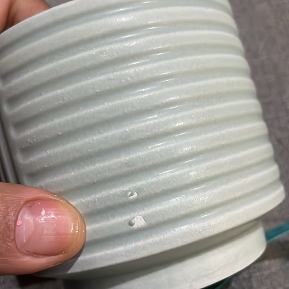 Blue White Striped Ceramic Stiped Planter Set Target Playground Bull… - Picture 13 of 14